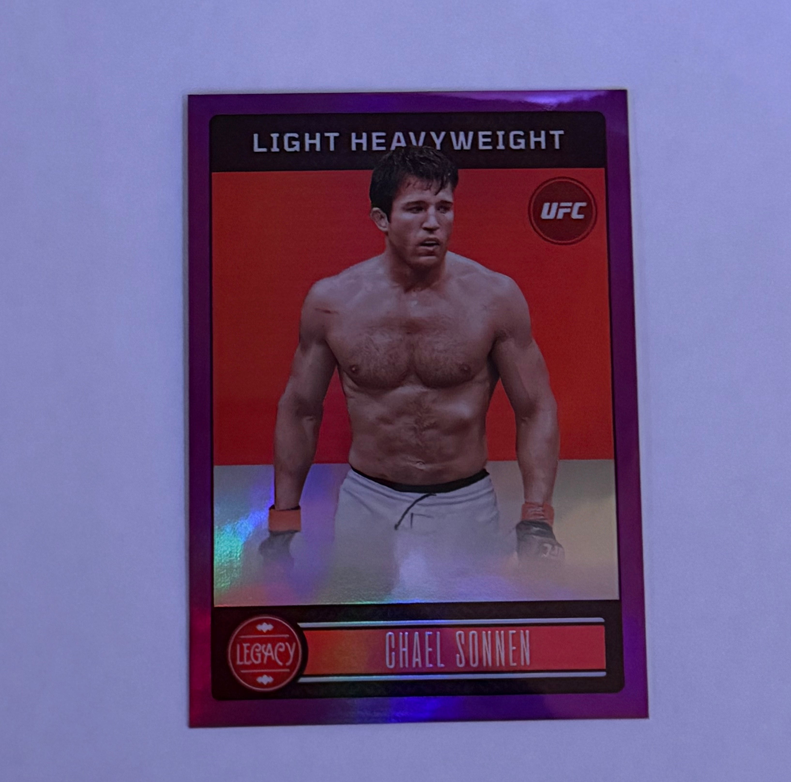 2023 Panini Chronicles UFC - Legacy Premium Chael Sonnen /49 Purple #328