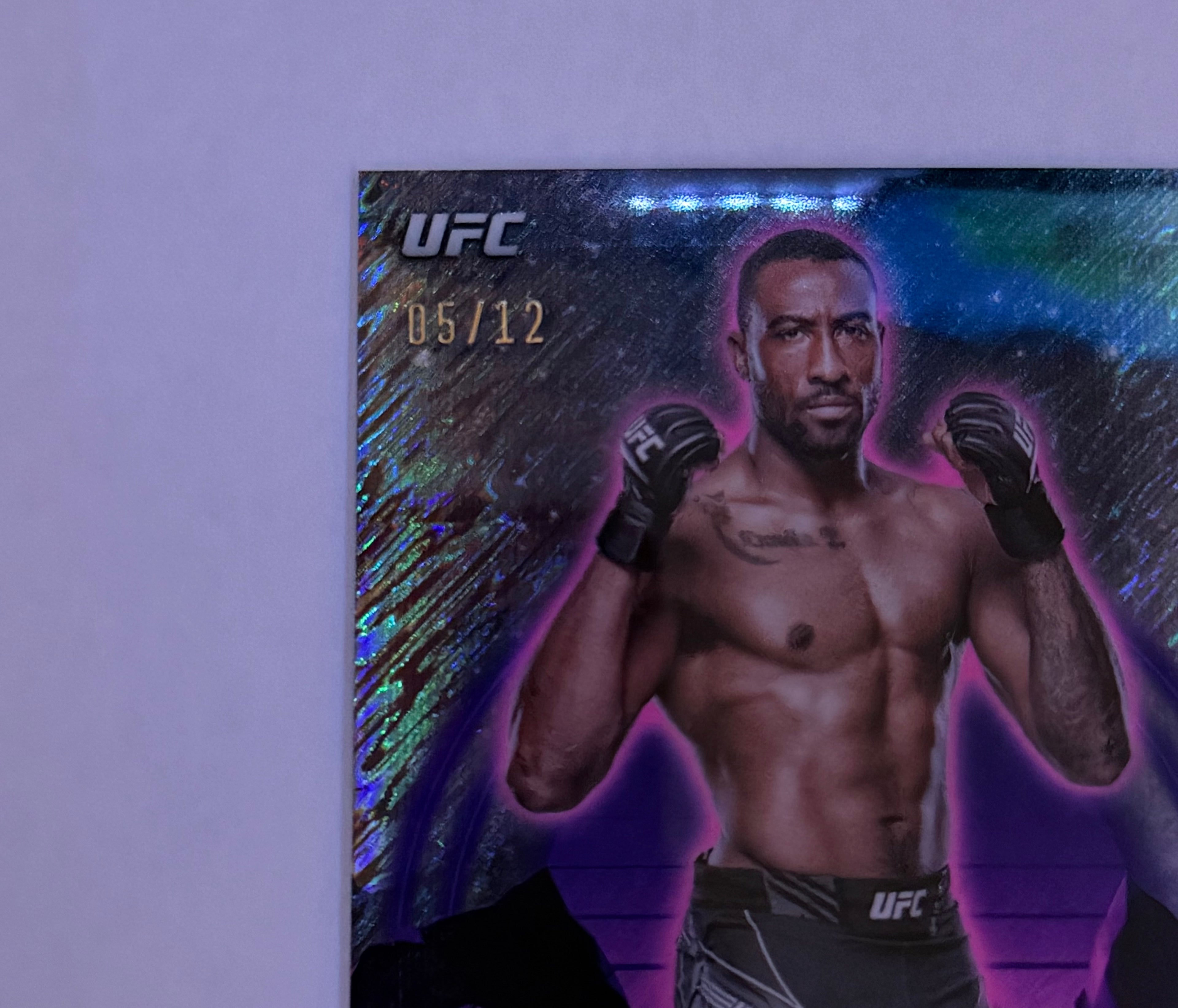 2024 Topps Midnight UFC Jamie Pickett /12 #36 Purple Shimmer